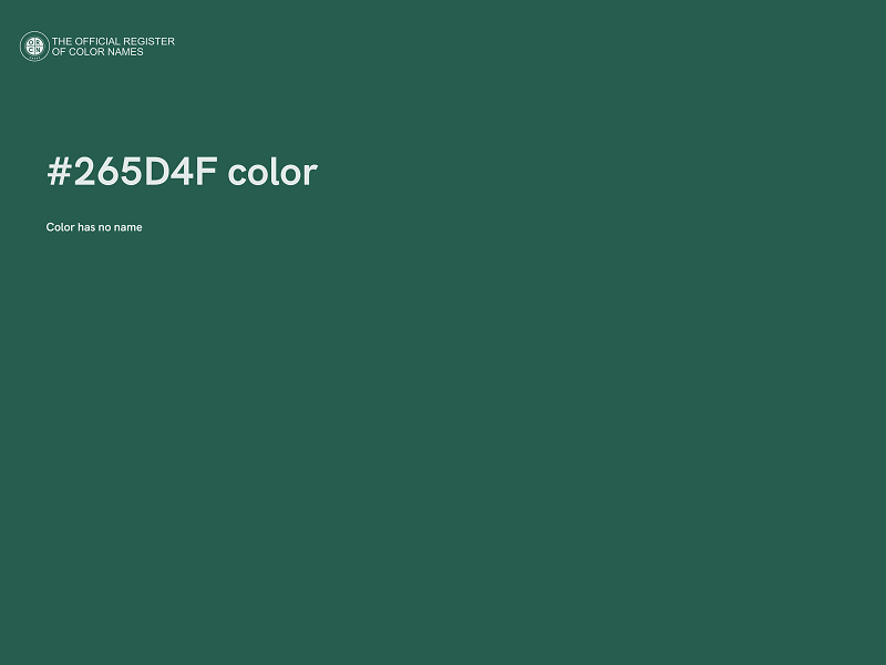 #265D4F color image