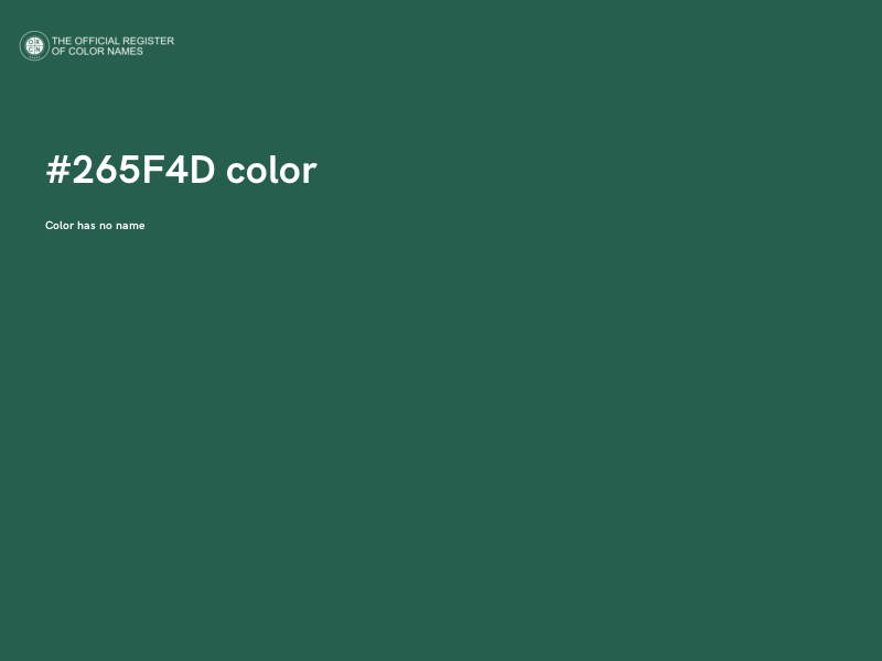 #265F4D color image