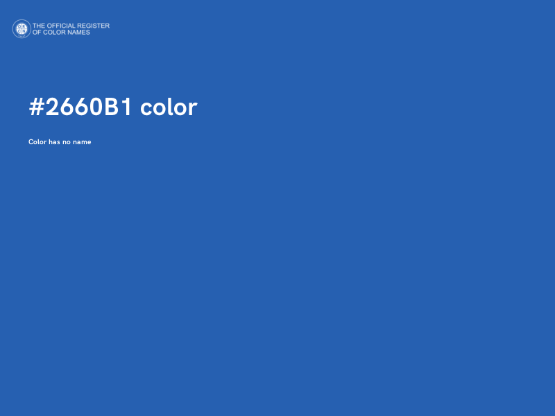 #2660B1 color image
