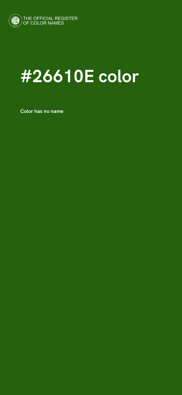 #26610E color image