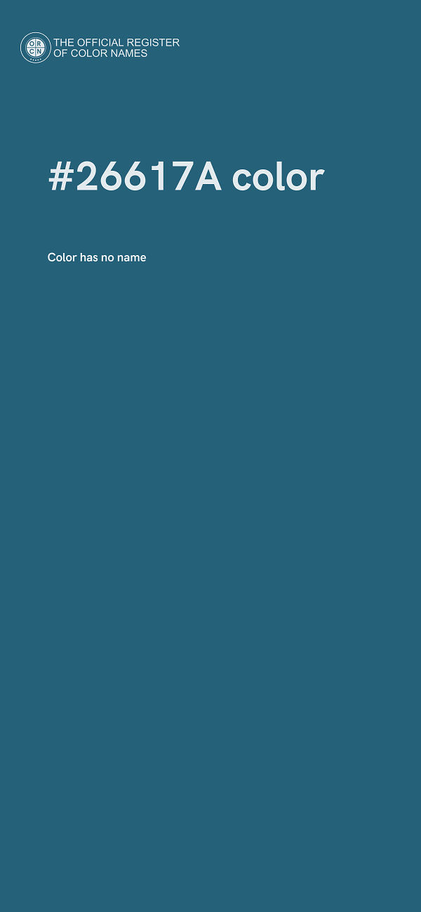 #26617A color image