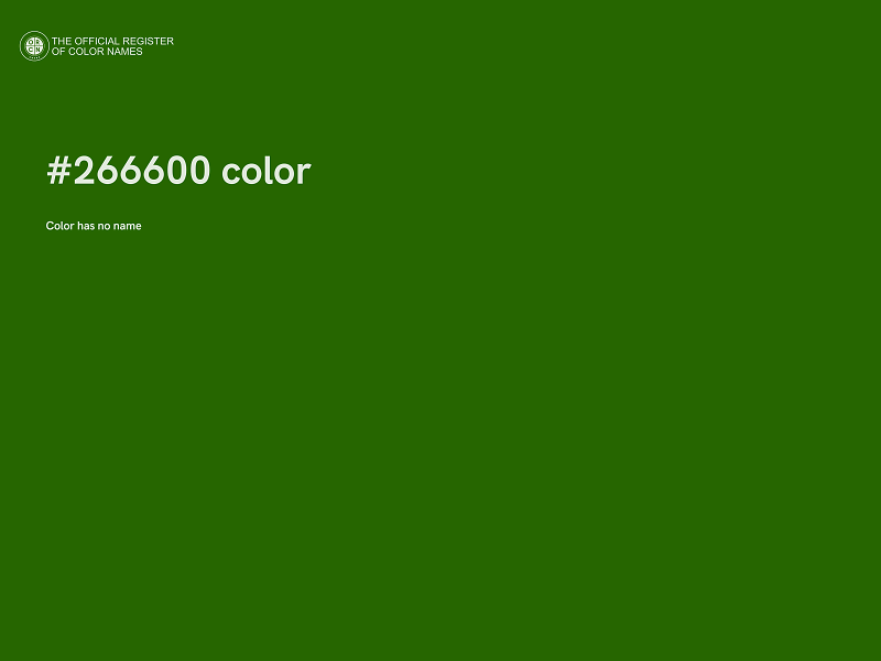 #266600 color image