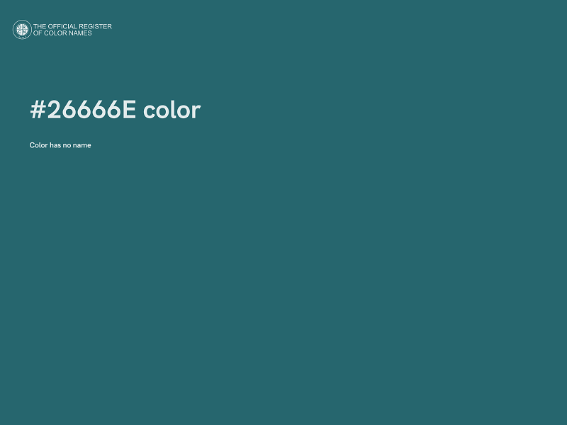 #26666E color image