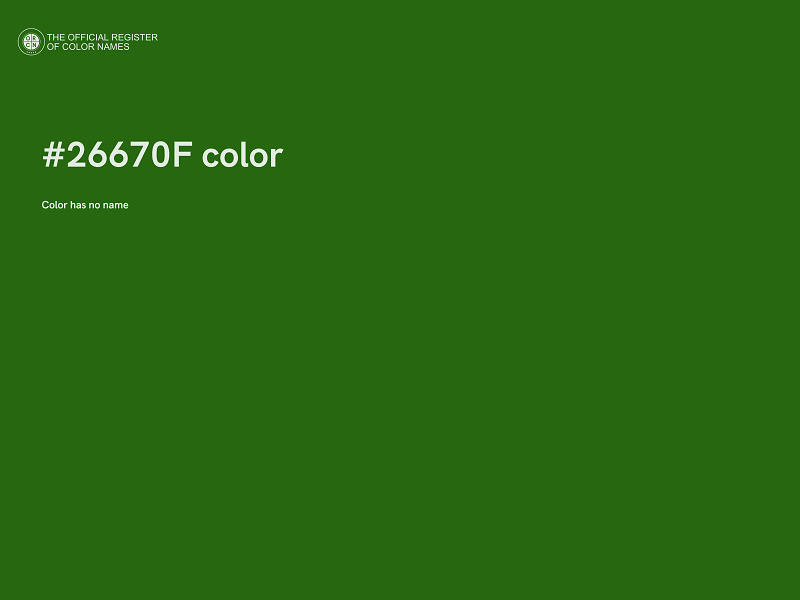 #26670F color image