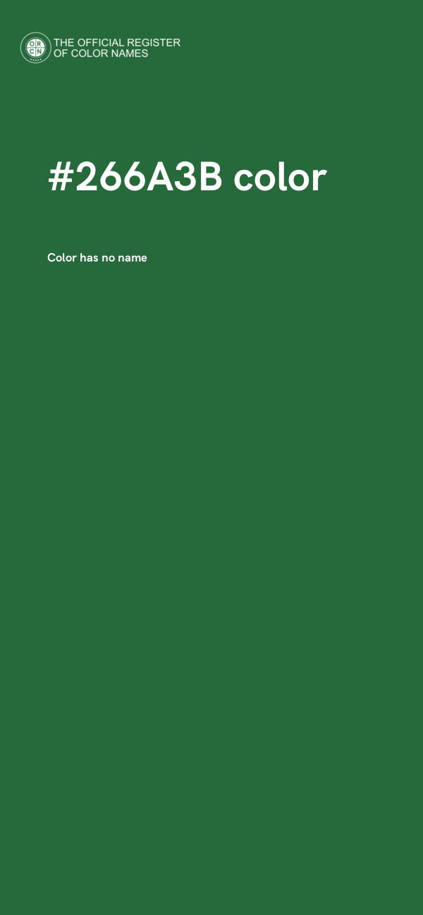 #266A3B color image