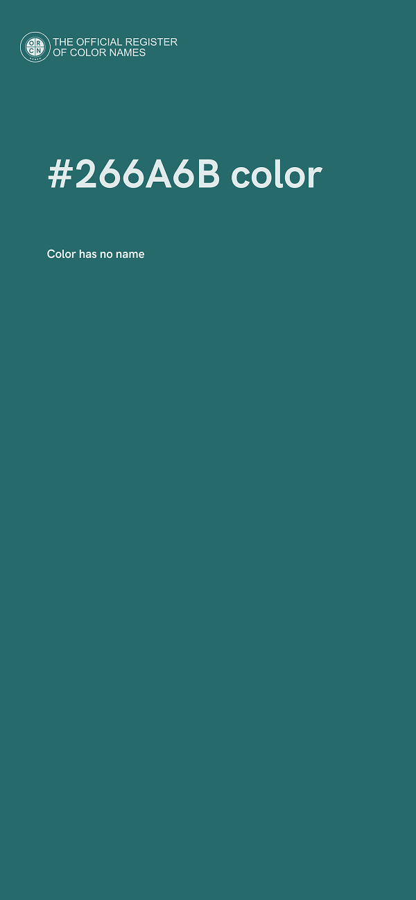 #266A6B color image