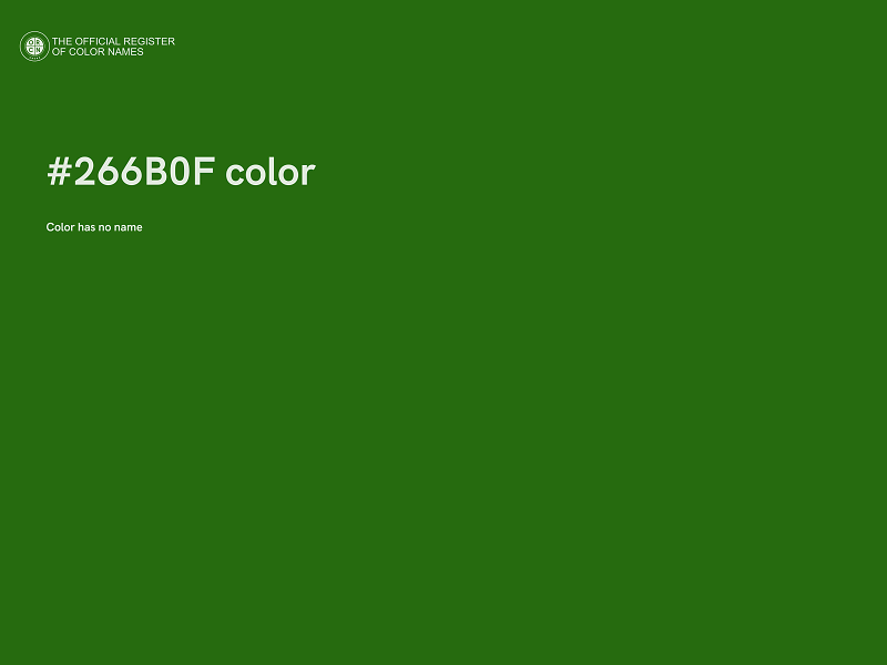 #266B0F color image