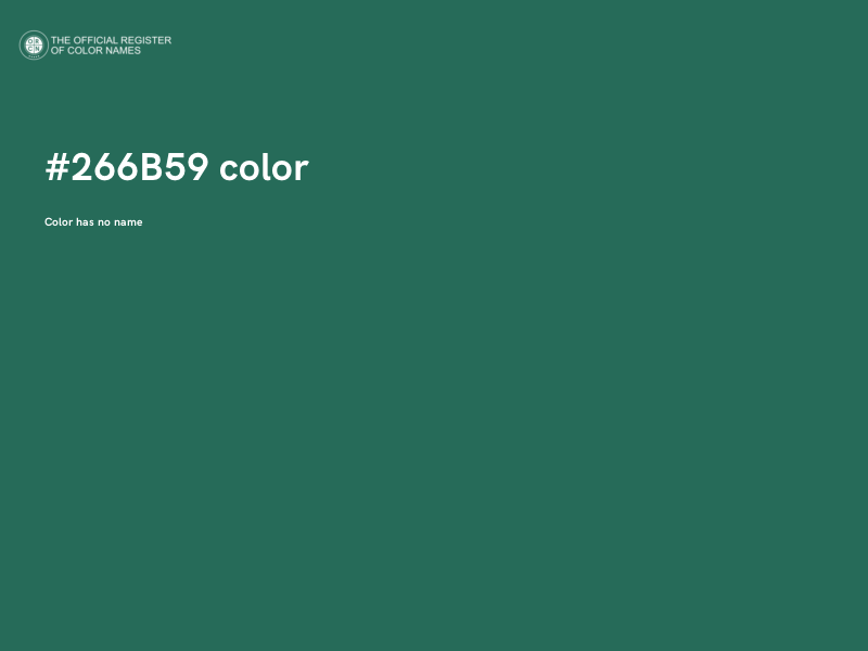 #266B59 color image