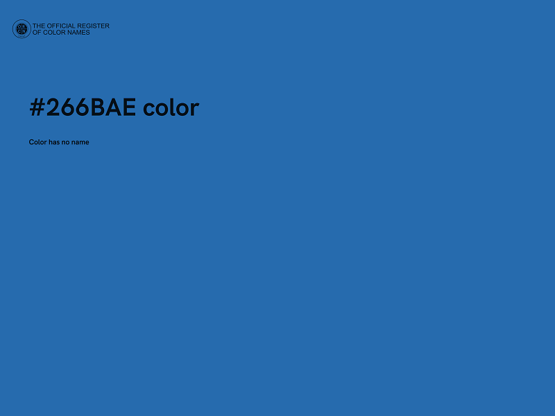 #266BAE color image