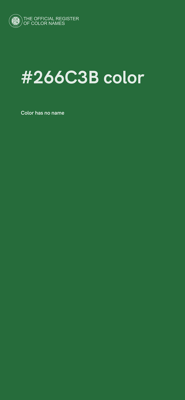 #266C3B color image