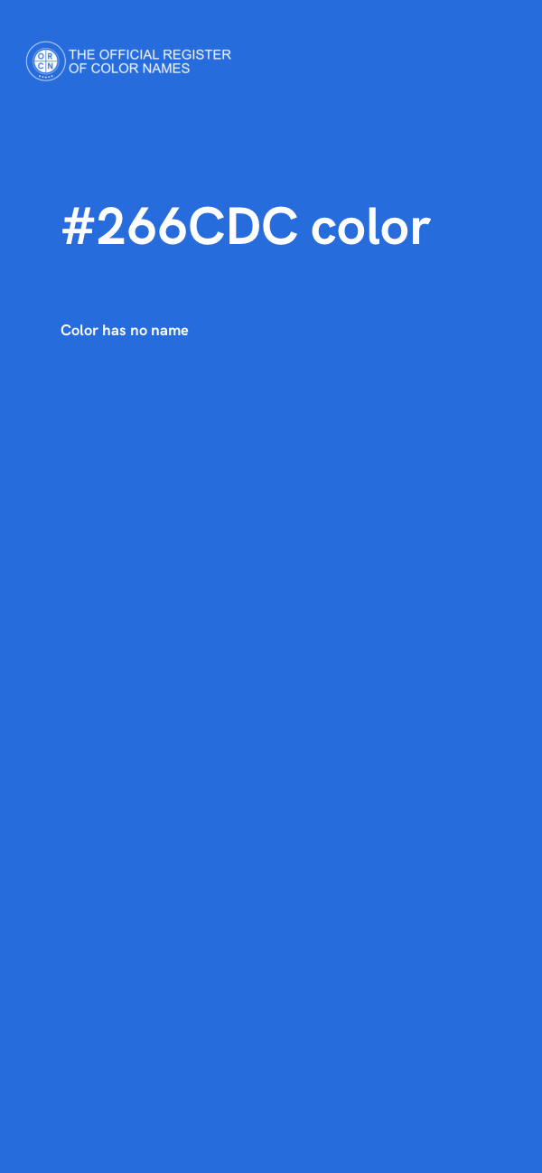 #266CDC color image