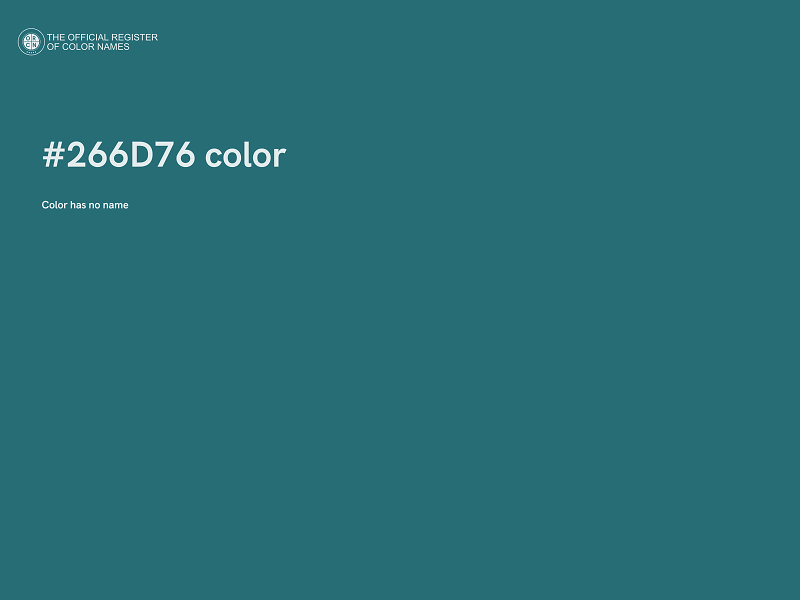 #266D76 color image