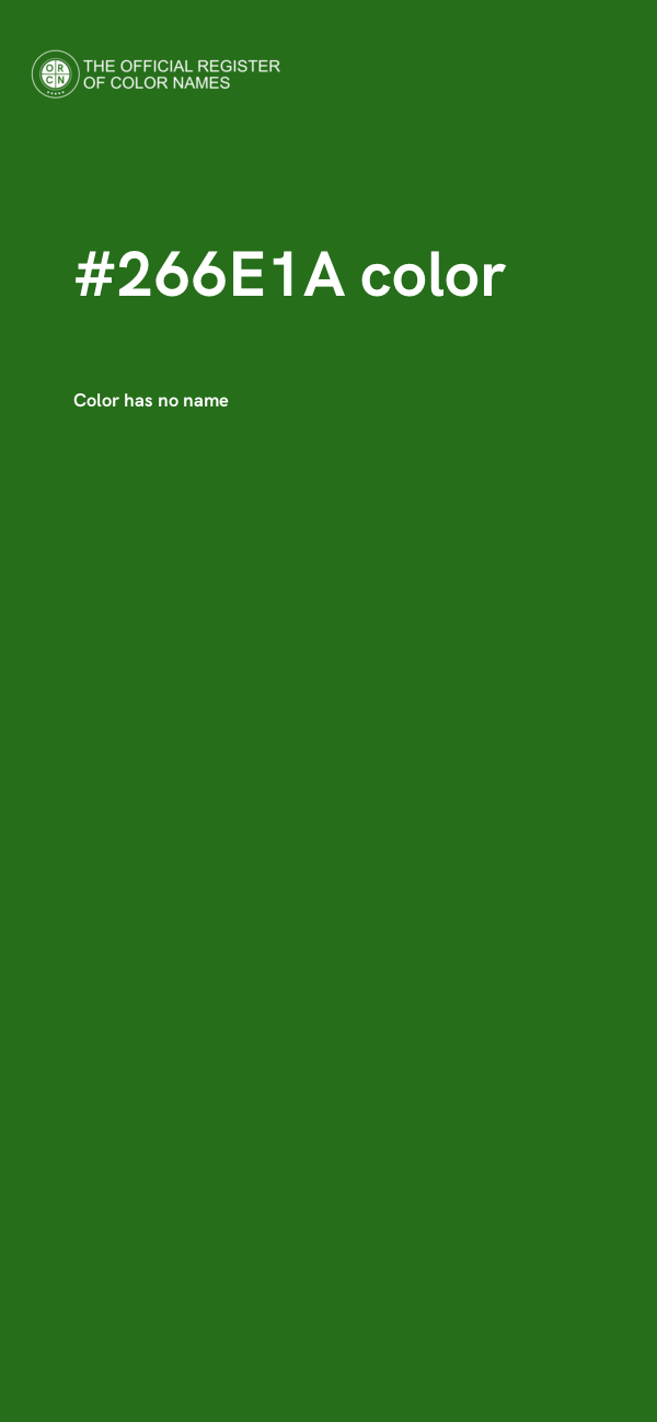 #266E1A color image