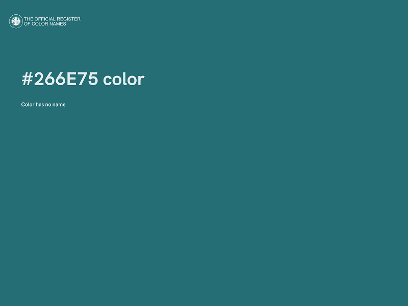 #266E75 color image
