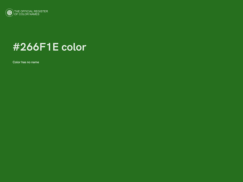 #266F1E color image