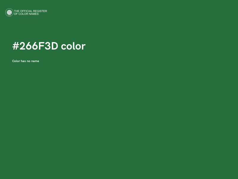 #266F3D color image