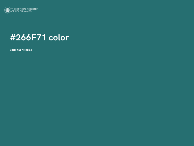 #266F71 color image