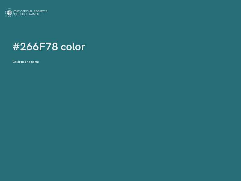 #266F78 color image