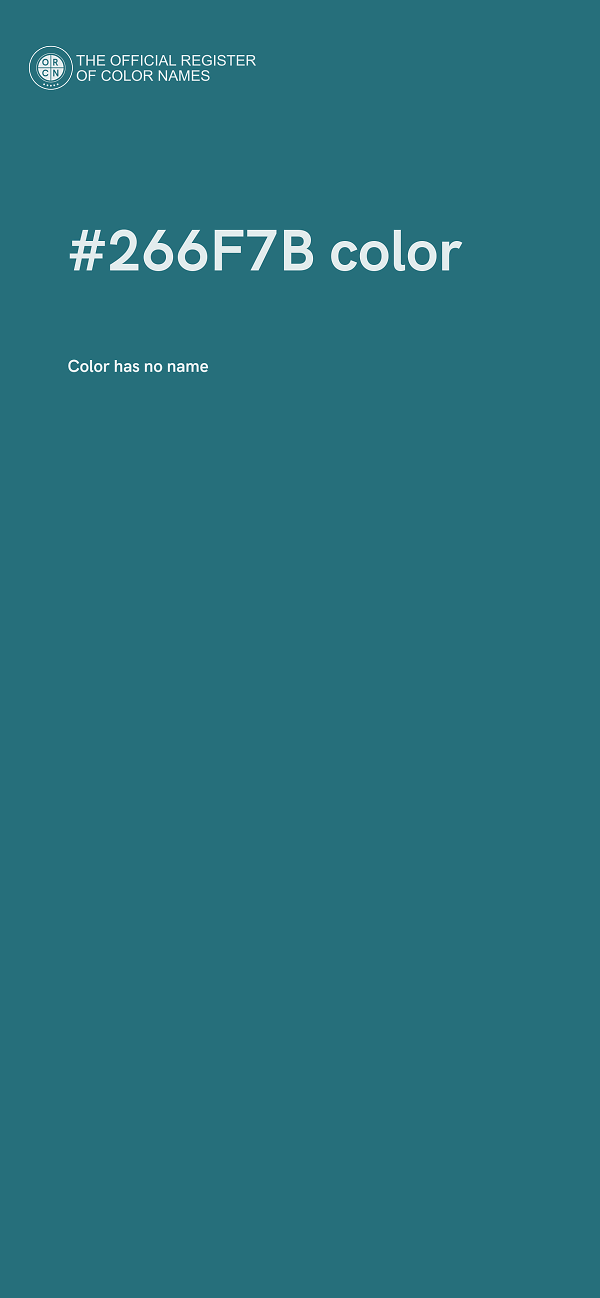 #266F7B color image