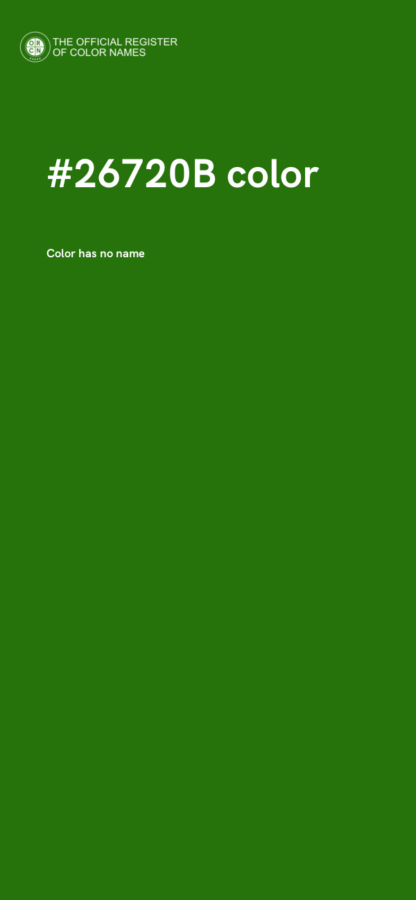 #26720B color image