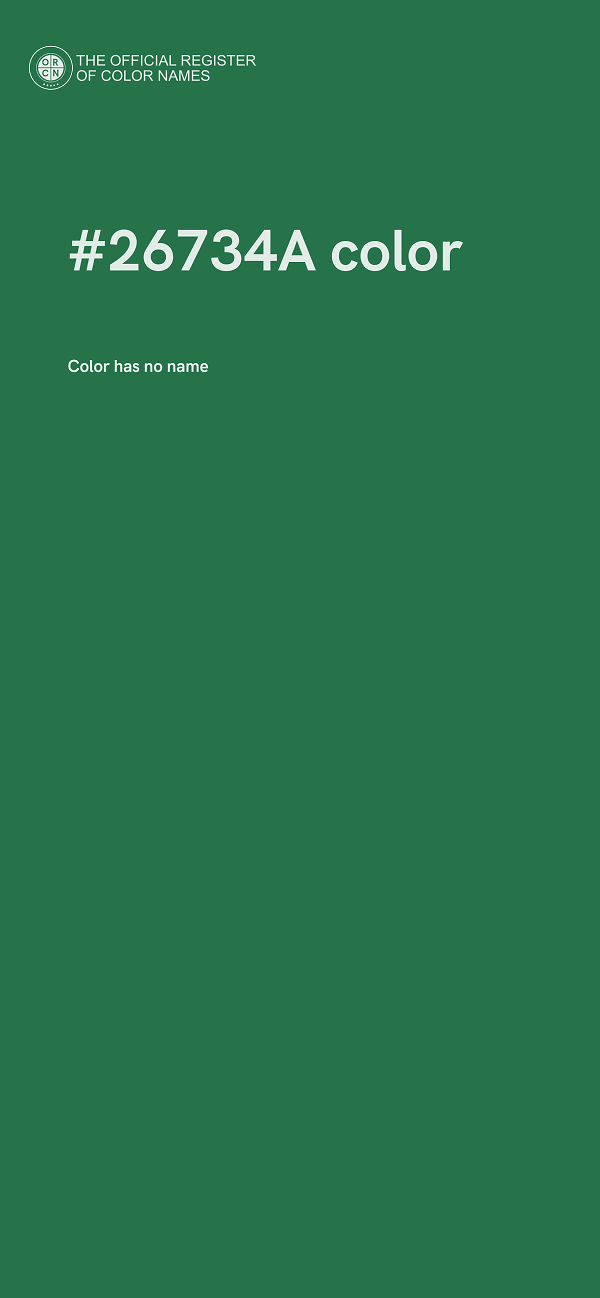 #26734A color image