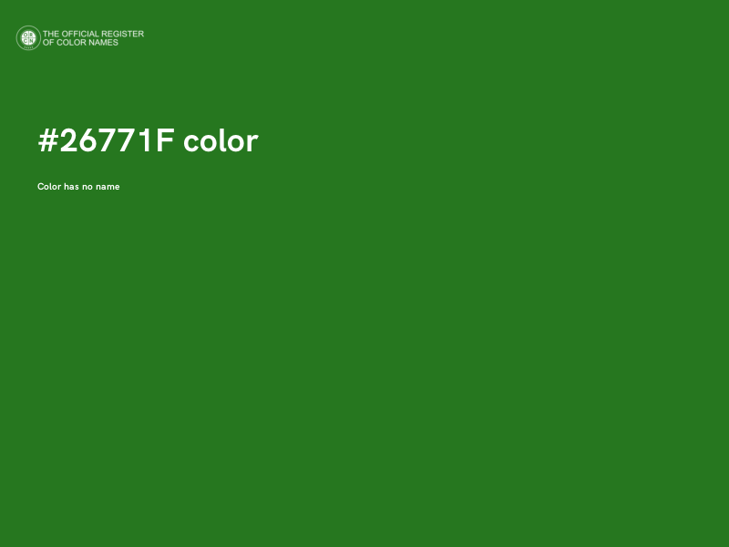 #26771F color image