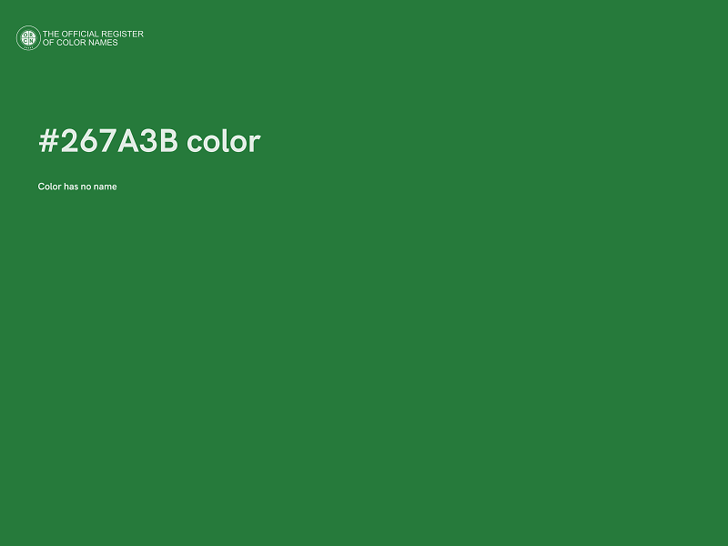 #267A3B color image