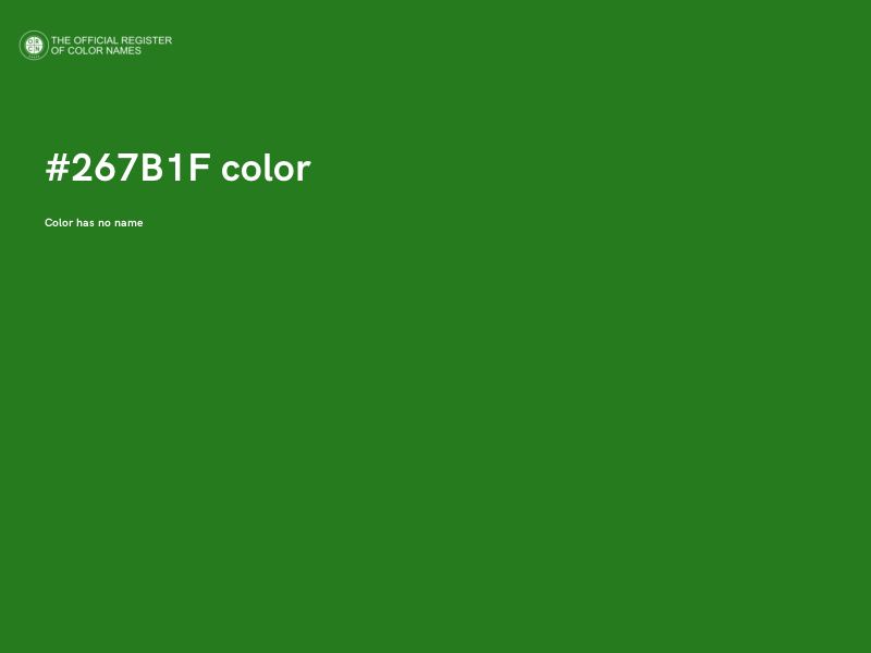 #267B1F color image