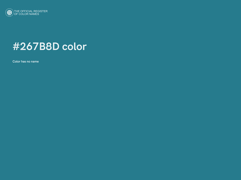 #267B8D color image