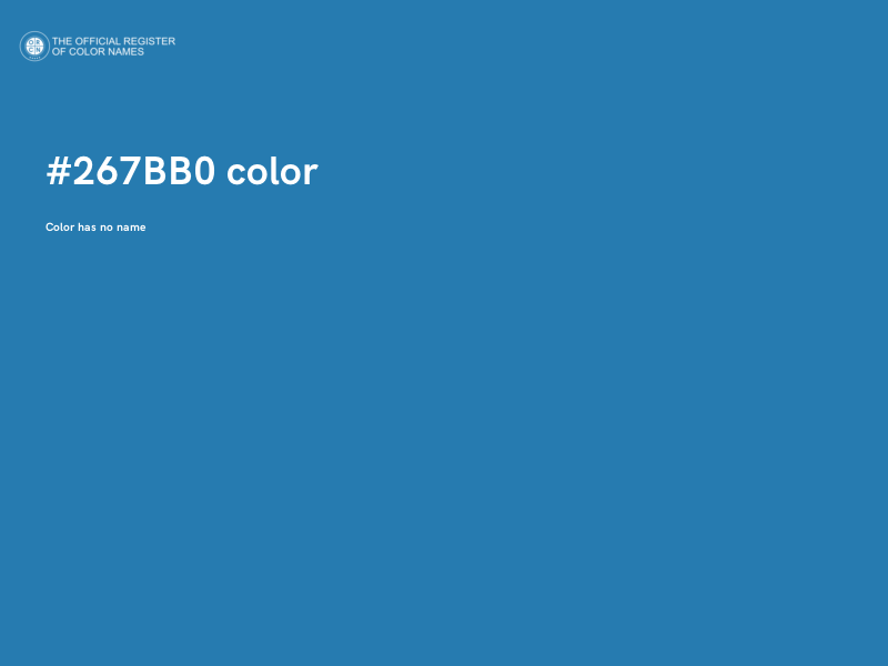 #267BB0 color image