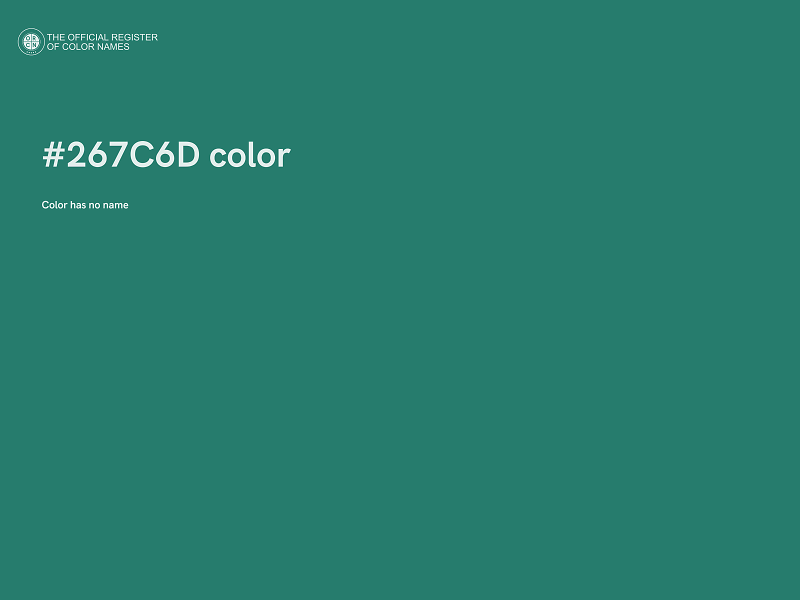 #267C6D color image