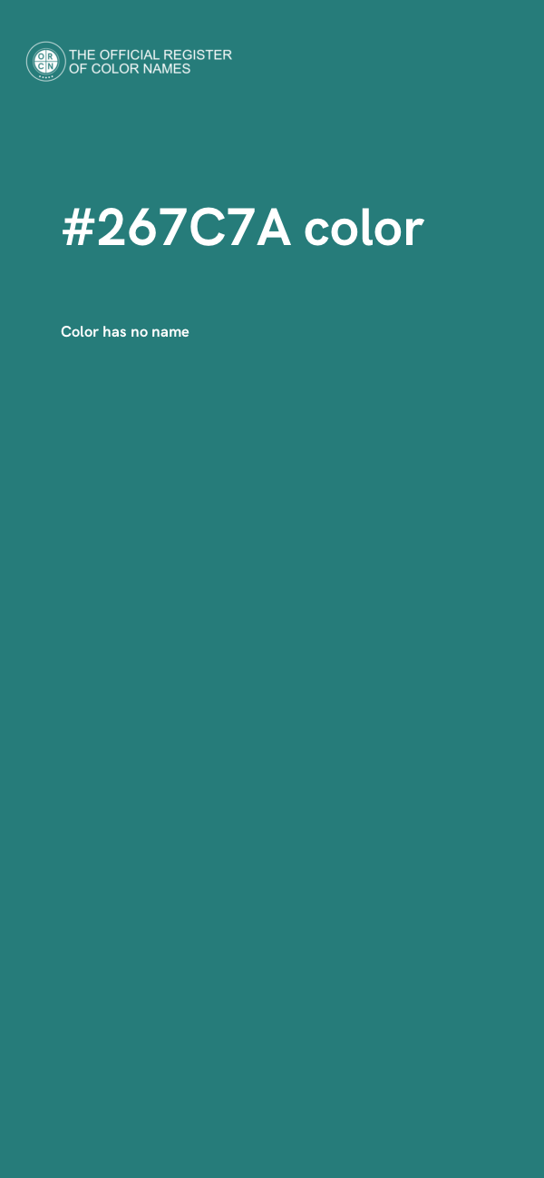 #267C7A color image