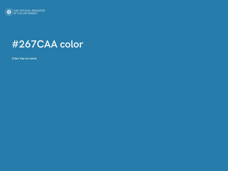 #267CAA color image