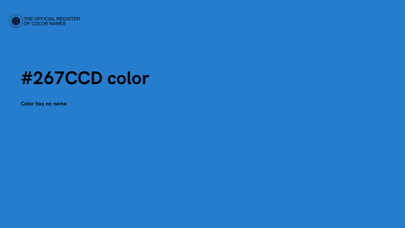 #267CCD color image