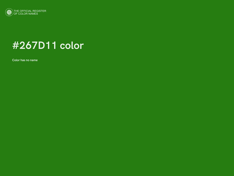 #267D11 color image