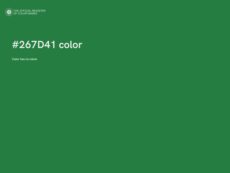 #267D41 color image