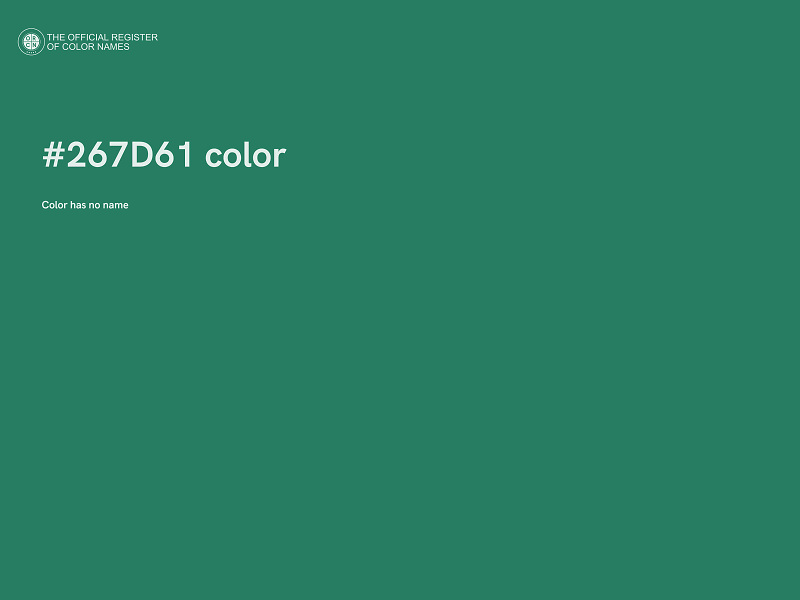 #267D61 color image