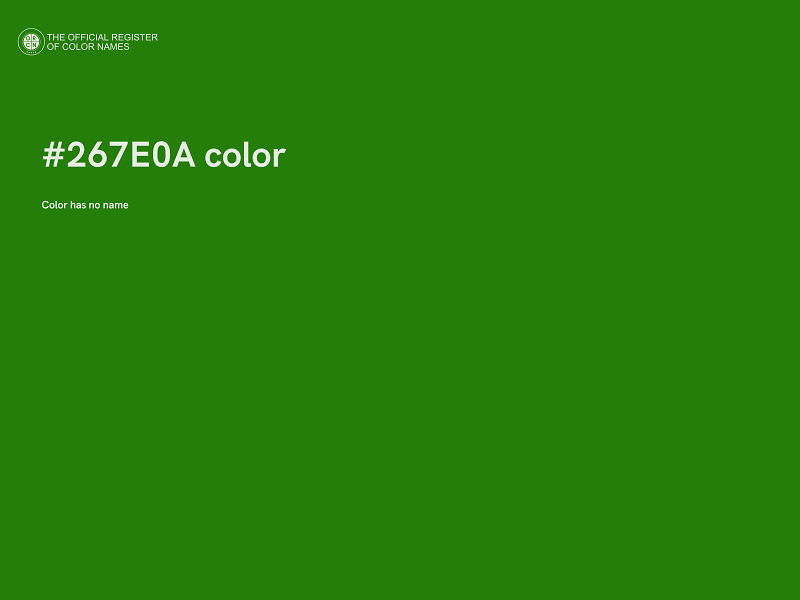 #267E0A color image