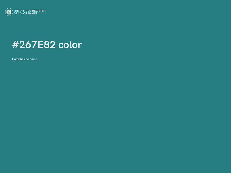 #267E82 color image