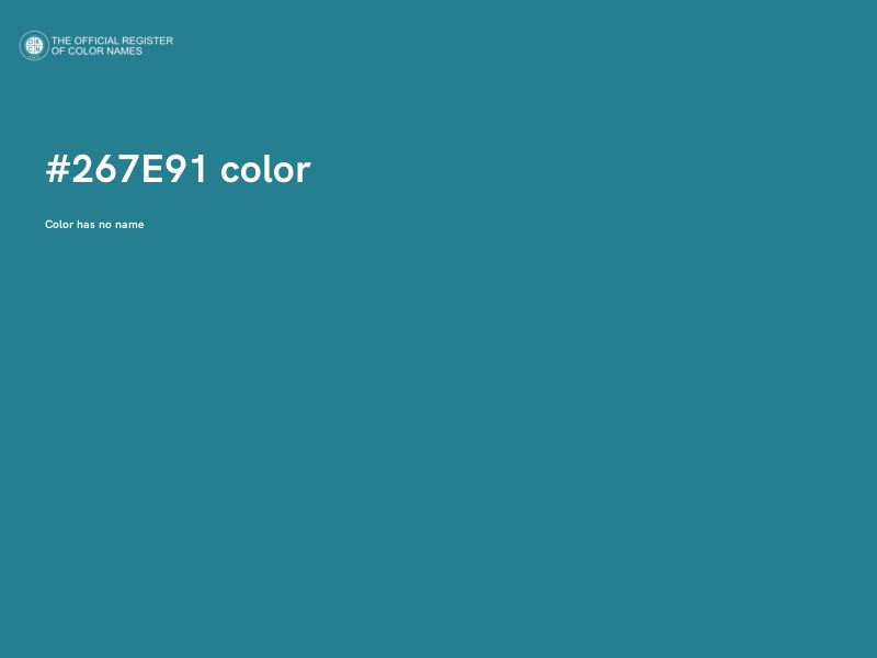 #267E91 color image