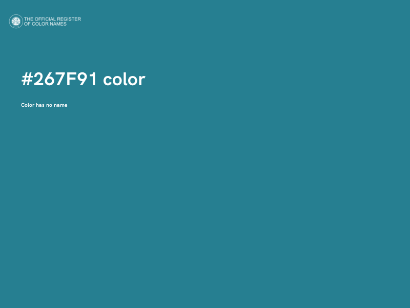 #267F91 color image