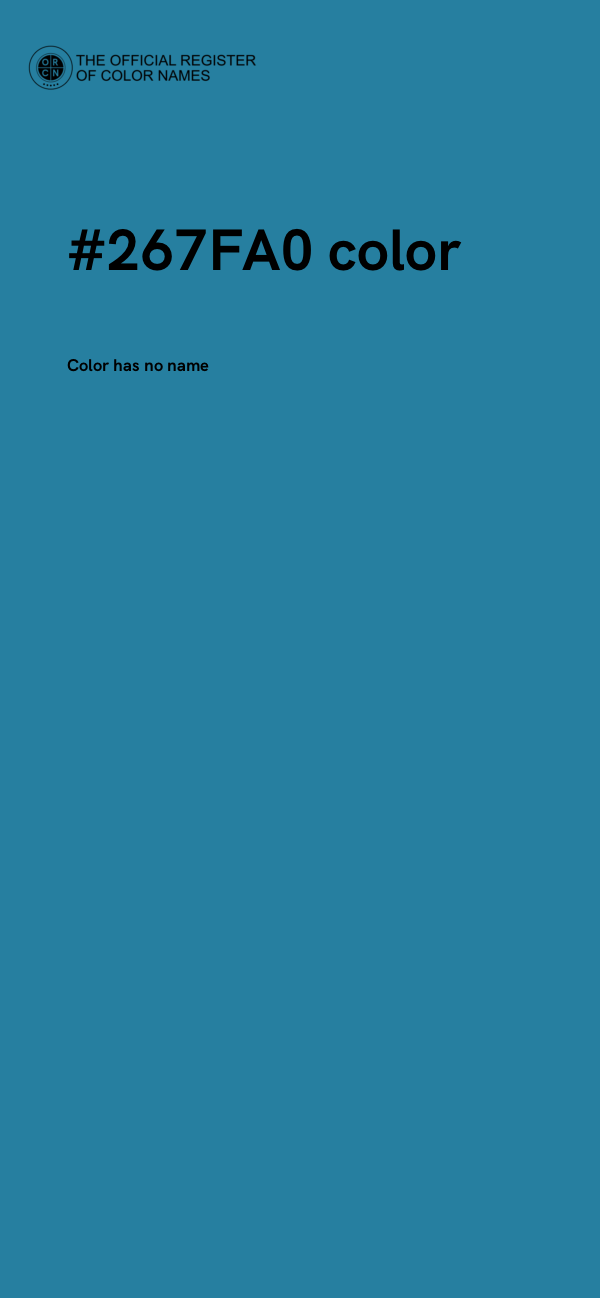#267FA0 color image