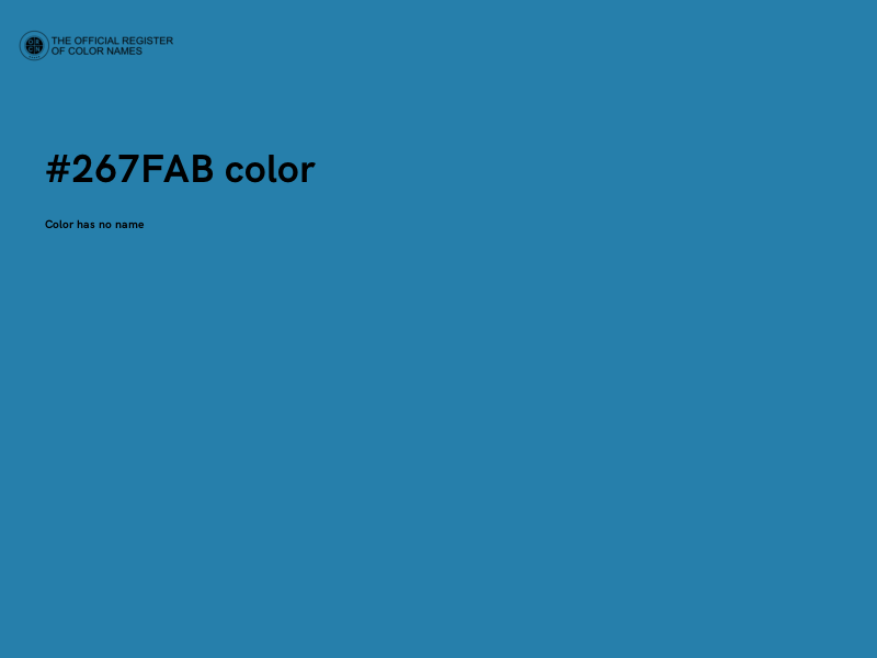 #267FAB color image