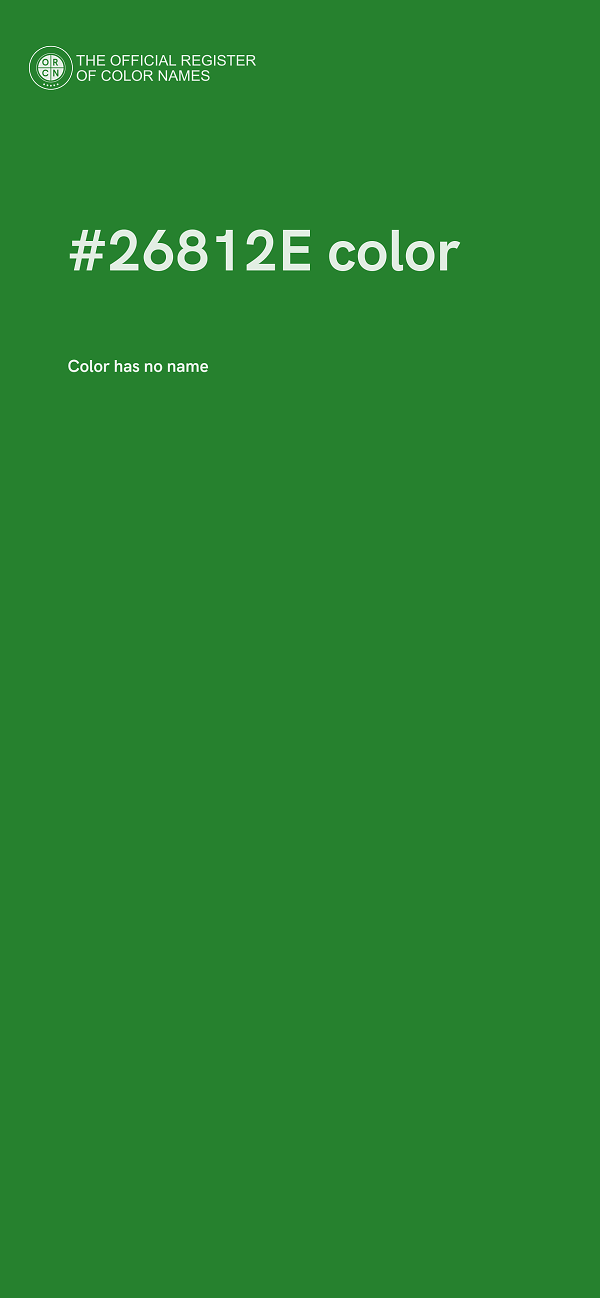 #26812E color image