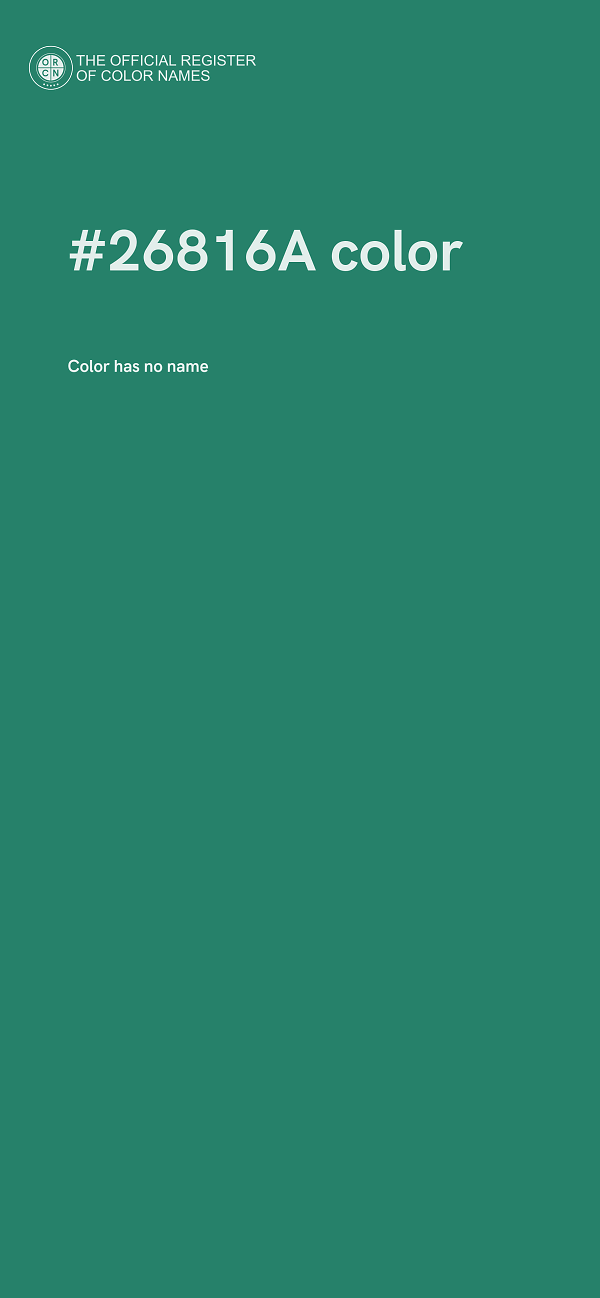 #26816A color image