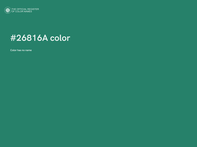 #26816A color image