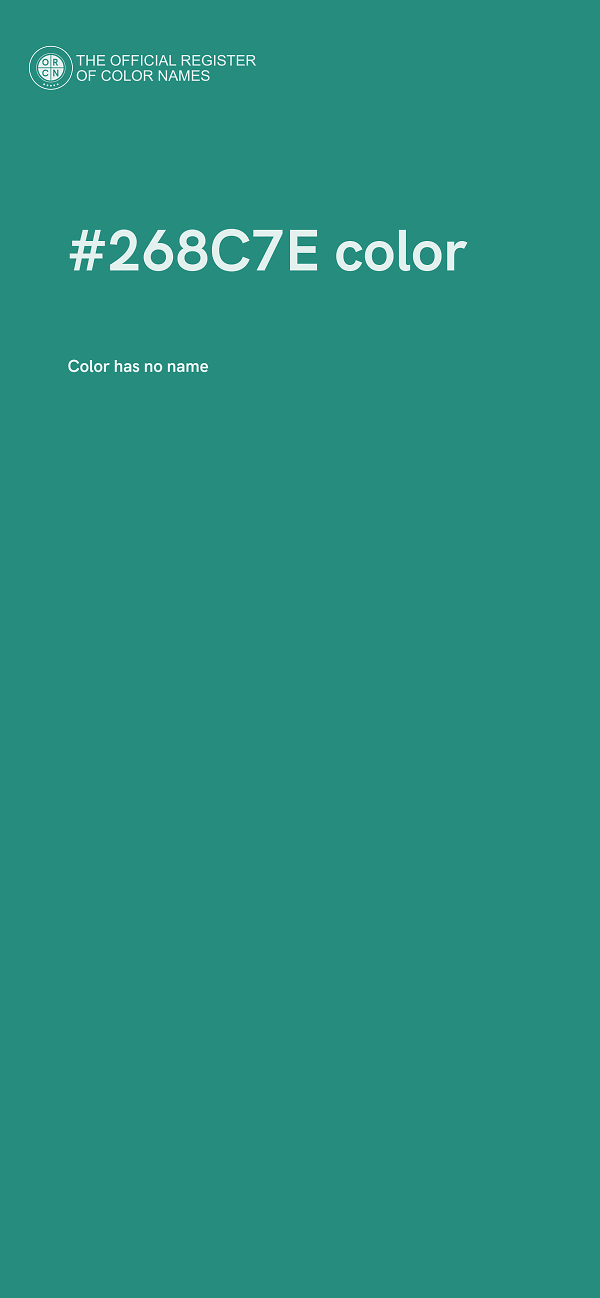 #268C7E color image