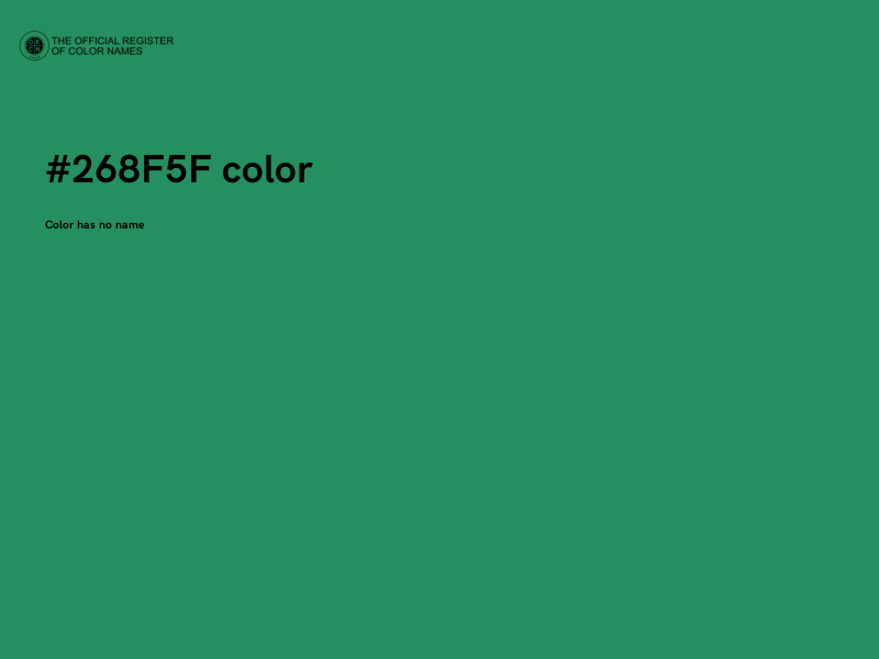 #268F5F color image