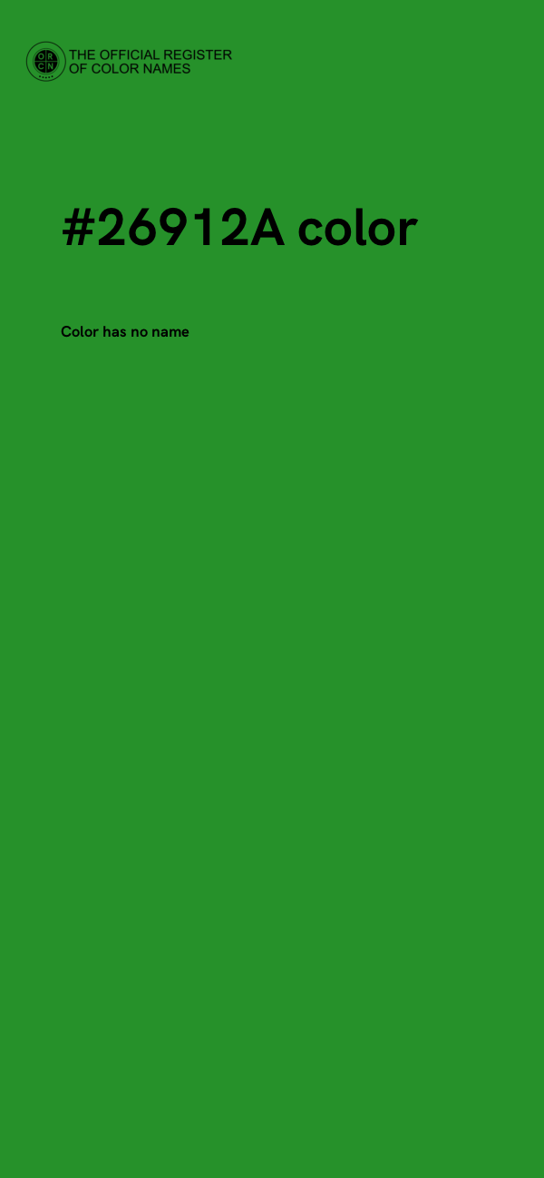 #26912A color image