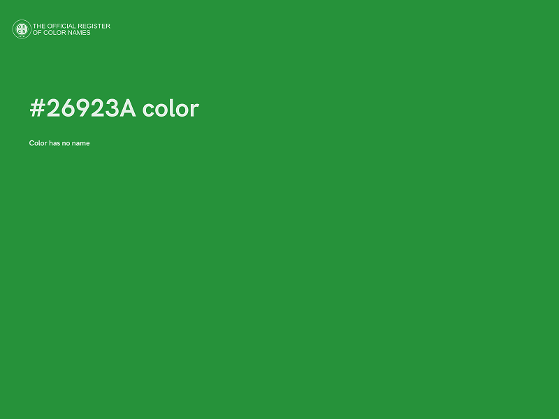 #26923A color image